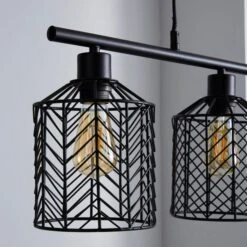 Siena 3 Light Diner Ceiling Light 25 Siena 3 Light Diner Ceiling Light -Dunelm 30674212 alt03