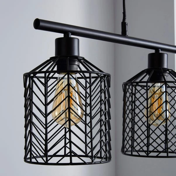 Siena 3 Light Diner Ceiling Light 12 Siena 3 Light Diner Ceiling Light - Image 10