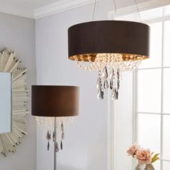 Halle French Velvet Jewel Floor Lamp 19 Halle French Velvet Jewel Floor Lamp -Dunelm 30674426 alt08