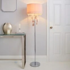 Halle French Velvet Jewel Floor Lamp 21 Halle French Velvet Jewel Floor Lamp -Dunelm 30674427