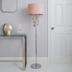 Halle French Velvet Jewel Floor Lamp 22 Halle French Velvet Jewel Floor Lamp -Dunelm 30674427 alt01