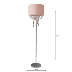 Halle French Velvet Jewel Floor Lamp 25 Halle French Velvet Jewel Floor Lamp -Dunelm 30674427 alt04