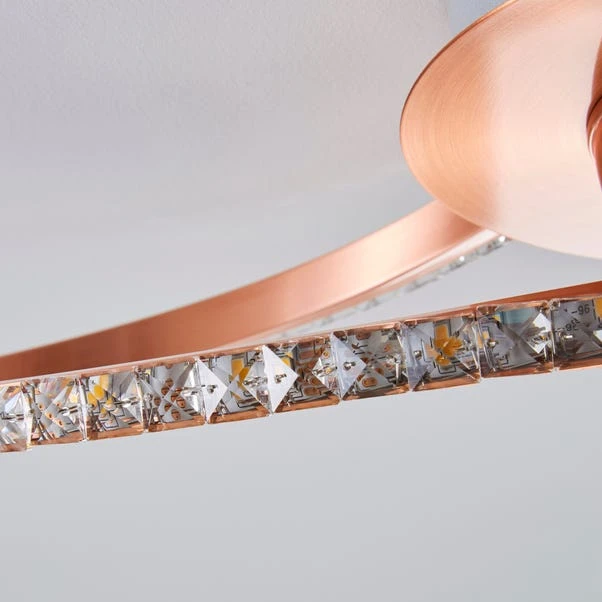 Oria 3 Light Integrated LED Jewel Flush Ceiling Light 10 Oria 3 Light Integrated LED Jewel Flush Ceiling Light - Image 8