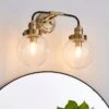 Broden Bathroom 2 Light Wall Light Antique Brass 1 Broden Bathroom 2 Light Wall Light Antique Brass -Dunelm 30713541
