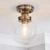 Broden Bathroom Flush Ceiling Light 2 Broden Bathroom Flush Ceiling Light -Dunelm 30713542