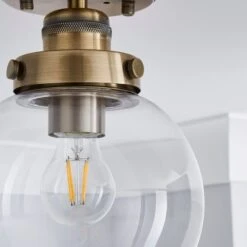 Broden Bathroom Flush Ceiling Light 13 Broden Bathroom Flush Ceiling Light -Dunelm 30713542 alt03