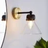 Paulson Bathroom Wall Light Antique Brass 2 Paulson Bathroom Wall Light Antique Brass -Dunelm 30713543