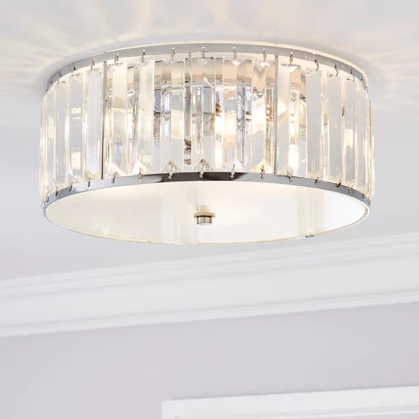 Tropez Bathroom Flush Ceiling Light 3 Tropez Bathroom Flush Ceiling Light