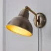 Bradwell Plug In Wall Light -Dunelm 30713615