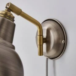 Bradwell Plug In Wall Light 17 Bradwell Plug In Wall Light -Dunelm 30713615 alt03