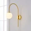Eniola Gold Plug In Wall Light 1 Eniola Gold Plug In Wall Light -Dunelm 30713616
