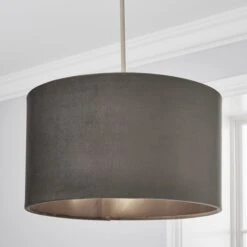 Nesa Velvet Lamp Shade -Dunelm 30713694