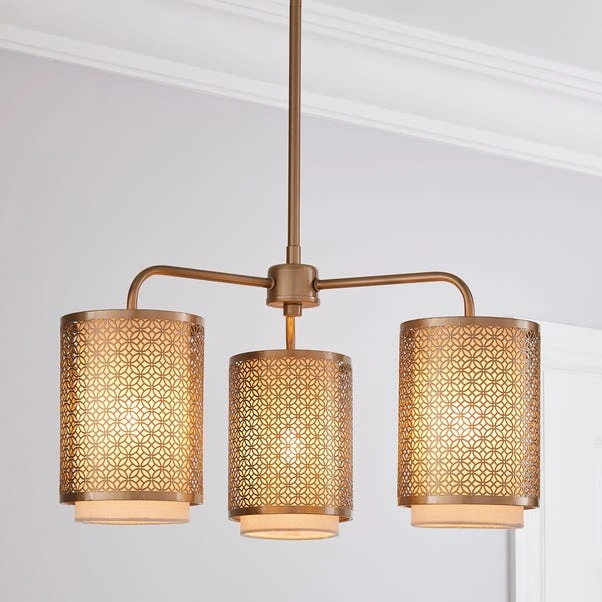 Vienna 3 Light Semi Flush Ceiling Light 11 Vienna 3 Light Semi Flush Ceiling Light - Image 9