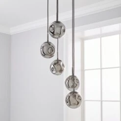 Alexis 5 Light Cluster Ceiling Light 32 Alexis 5 Light Cluster Ceiling Light -Dunelm 30713726 alt01