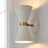Archie Retro Head Dual Lit Wall Light