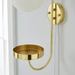 Gigi Plug In Wall Light With Shelf -Dunelm 30713789 alt03