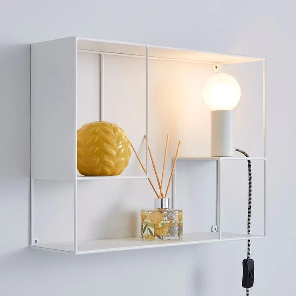 Bradford Shelf Wall Light With Magnetic Bulb Holder 3 Bradford Shelf Wall Light With Magnetic Bulb Holder