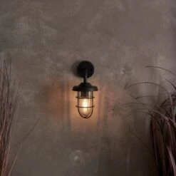 Barker Industrial Outdoor Wall Light 29 Barker Industrial Outdoor Wall Light -Dunelm 30730308 alt06