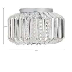 Chantilly Jewel Flush Ceiling Light 13 Chantilly Jewel Flush Ceiling Light -Dunelm 30730418 alt07