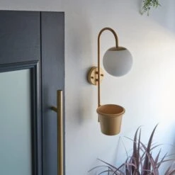 Naomi Outdoor Plant Pot Wall Light 15 Naomi Outdoor Plant Pot Wall Light -Dunelm 30730444 alt06