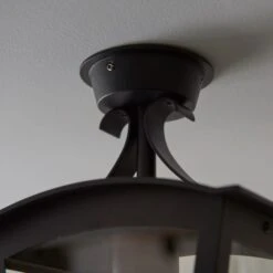 Leese Outdoor Semi Flush Porch Light 24 Leese Outdoor Semi Flush Porch Light -Dunelm 30730474 alt04