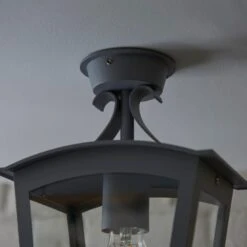 Leese Outdoor Semi Flush Porch Light 17 Leese Outdoor Semi Flush Porch Light -Dunelm 30730475 alt03