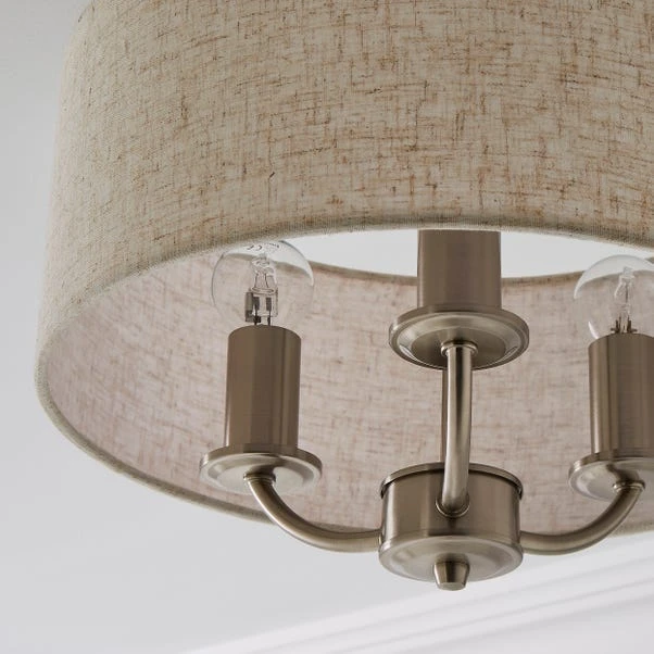 Preston 3 Light Flush Ceiling Light 12 Preston 3 Light Flush Ceiling Light - Image 10