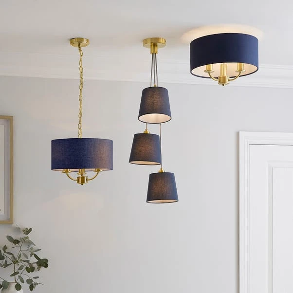 Preston 3 Light Flush Ceiling Light 8 Preston 3 Light Flush Ceiling Light - Image 6