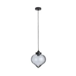 Voyager Smoked Glass Pendant Light 12 Voyager Smoked Glass Pendant Light -Dunelm 30730518 alt05