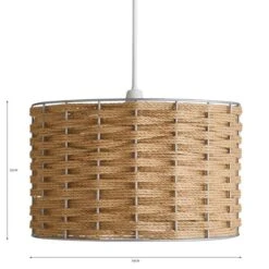 Shelley Rope Pendant Shade 10 Shelley Rope Pendant Shade -Dunelm 30730535 alt04