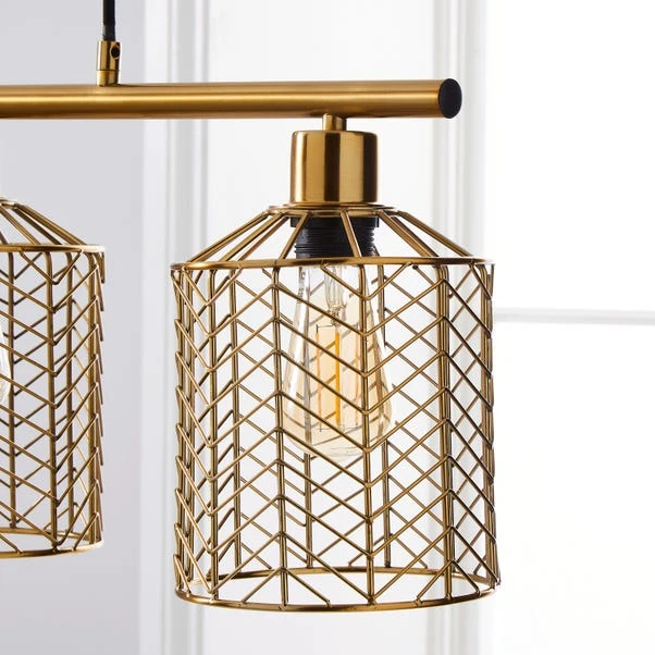 Siena 3 Light Diner Ceiling Light 5 Siena 3 Light Diner Ceiling Light - Image 3