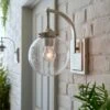 Twain Outdoor Globe Glass Wall Light 1 Twain Outdoor Globe Glass Wall Light -Dunelm 30730560