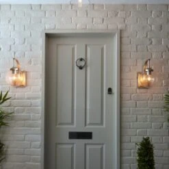 Twain Outdoor Globe Glass Wall Light 20 Twain Outdoor Globe Glass Wall Light -Dunelm 30730560 alt05