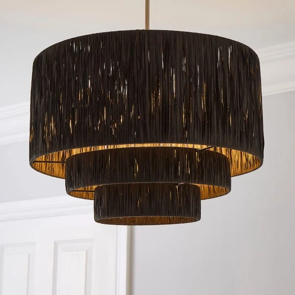 Ruolan Raffia 3 Tier Pendant Shade 9 Ruolan Raffia 3 Tier Pendant Shade - Image 7