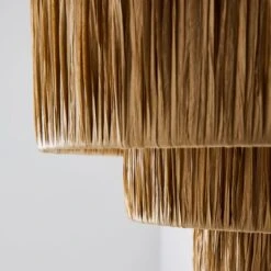 Ruolan Raffia 3 Tier Pendant Shade 14 Ruolan Raffia 3 Tier Pendant Shade -Dunelm 30730588 alt03