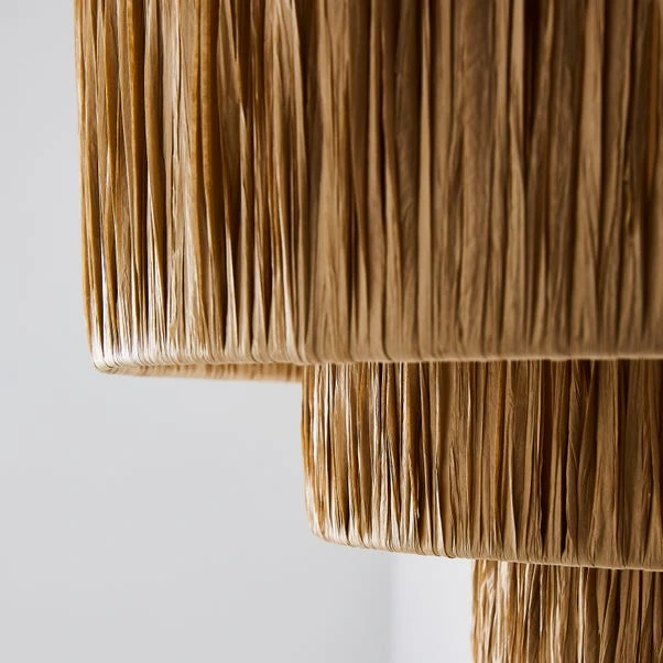 Ruolan Raffia 3 Tier Pendant Shade 5 Ruolan Raffia 3 Tier Pendant Shade - Image 3