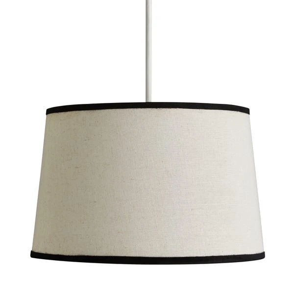 Liza Linen Trim Tapered Lamp Shade 6 Liza Linen Trim Tapered Lamp Shade - Image 4
