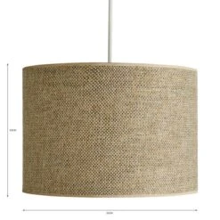 Ambra Drum Lamp Shade -Dunelm 30730591 alt07