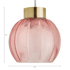 Colleen Glass Easy Fit Pendant Shade 27 Colleen Glass Easy Fit Pendant Shade -Dunelm 30730600 alt07