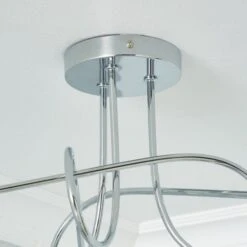 Portia 3 Light Semi Flush Ceiling Light 15 Portia 3 Light Semi Flush Ceiling Light -Dunelm 30730615 alt06