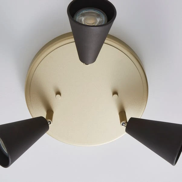 Grove 3 Light Semi Flush Spotlight 5 Grove 3 Light Semi Flush Spotlight - Image 3