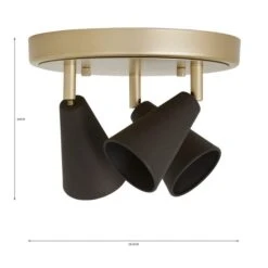 Grove 3 Light Semi Flush Spotlight 11 Grove 3 Light Semi Flush Spotlight -Dunelm 30731125 alt07