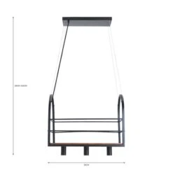 Ender 3 Light Diner Ceiling Light With Shelf 13 Ender 3 Light Diner Ceiling Light With Shelf -Dunelm 30731180 alt07