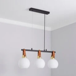 Joan 3 Light Diner Ceiling Light 9 Joan 3 Light Diner Ceiling Light -Dunelm 30731183 alt01