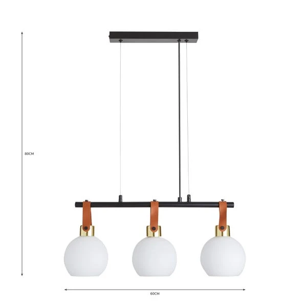 Joan 3 Light Diner Ceiling Light 8 Joan 3 Light Diner Ceiling Light - Image 6