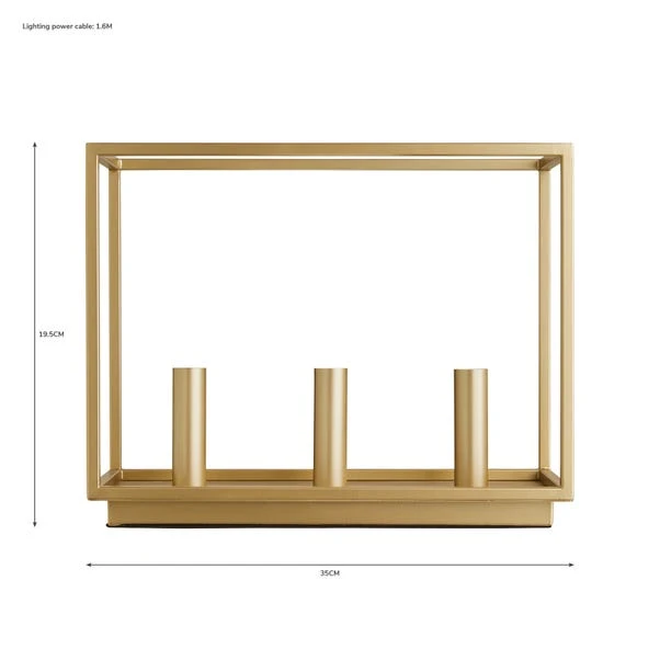 Madrid 3 Light Table Lamp 8 Madrid 3 Light Table Lamp - Image 6