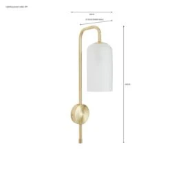 Palazzo Plug In Wall Light 32 Palazzo Plug In Wall Light -Dunelm 30731207 alt07