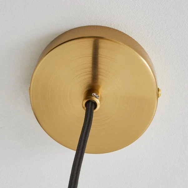 Amber Retro Pendant Light 6 Amber Retro Pendant Light - Image 4