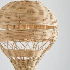 Hot Air Balloon Rattan Easy Fit Pendant Shade 35 Hot Air Balloon Rattan Easy Fit Pendant Shade -Dunelm 30732597 alt02