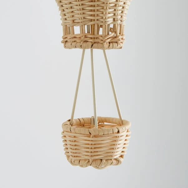 Hot Air Balloon Rattan Easy Fit Pendant Shade 18 Hot Air Balloon Rattan Easy Fit Pendant Shade - Image 16